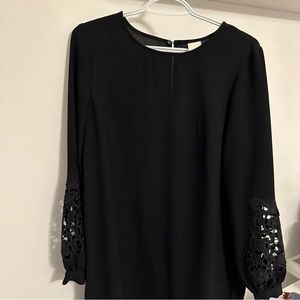 H&M sheath dress with lace sleeve